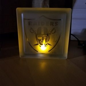 Custom glass team logos
